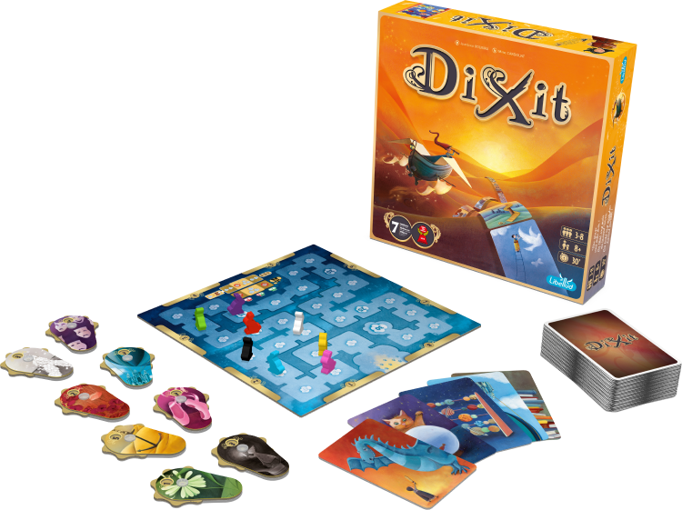 De spelregels van Dixit zijn relatief eenvoudig en het spel heeft tegelijkertijd een interessant verloop.